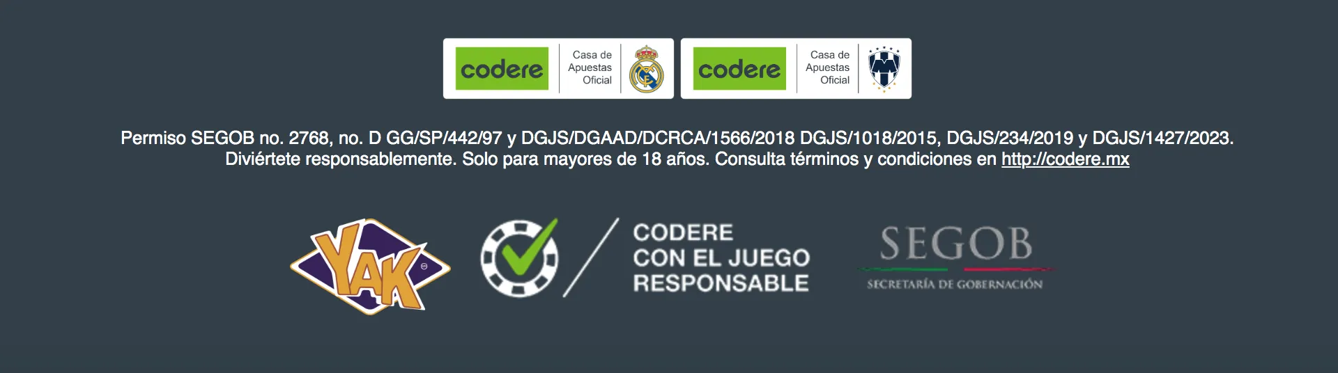 Licencia casino online Codere