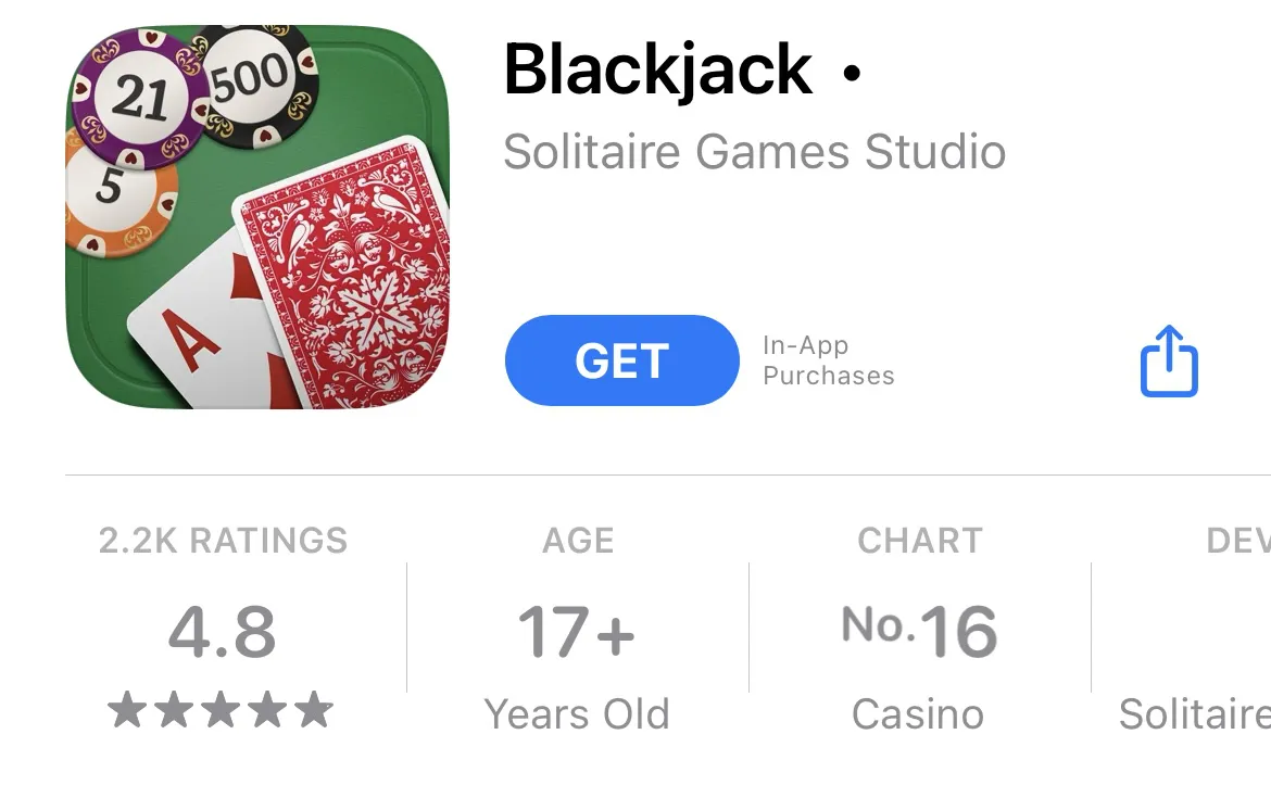 app blackjack